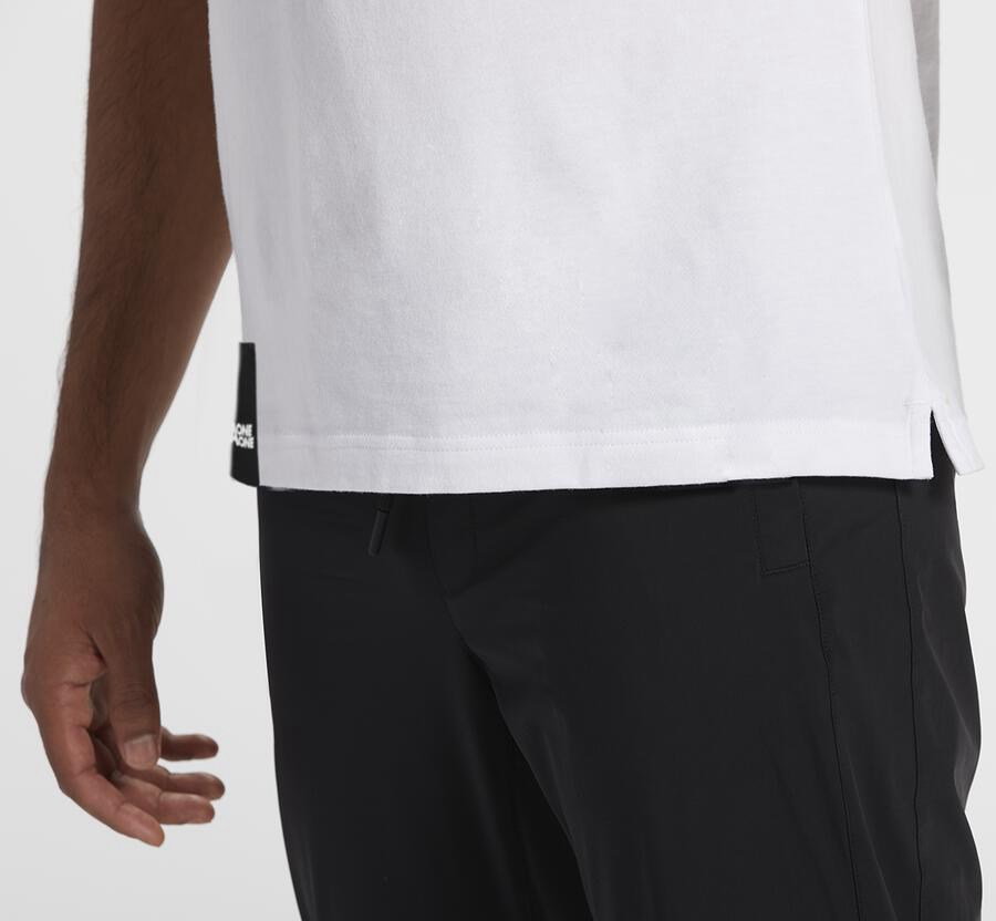 Hoka One One Tee Mens White - Brand - 86192FUSY